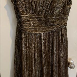 Vintage Elegant Metallic Dress